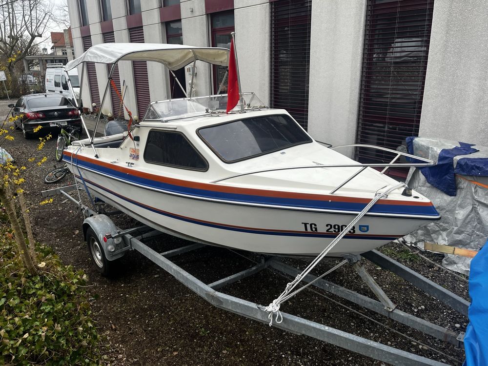 Familienboot mit 40ps und Bodenseezulassung, ab Service | Kaufen auf ...