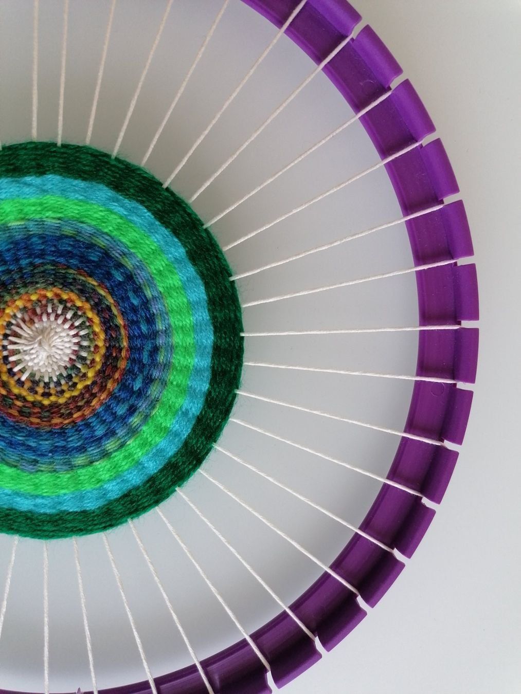 Telai per tessitura: NEU, NIE GEBRAUCHT: Rundwebrahmen Ø 23cm – Usato da Uster venduto da Smilla07 2