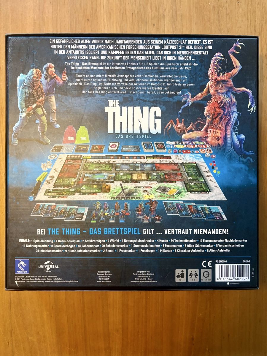 Giochi: The Thing Brettspiel Deutsch – Usato da Basel venduto da Konix 1