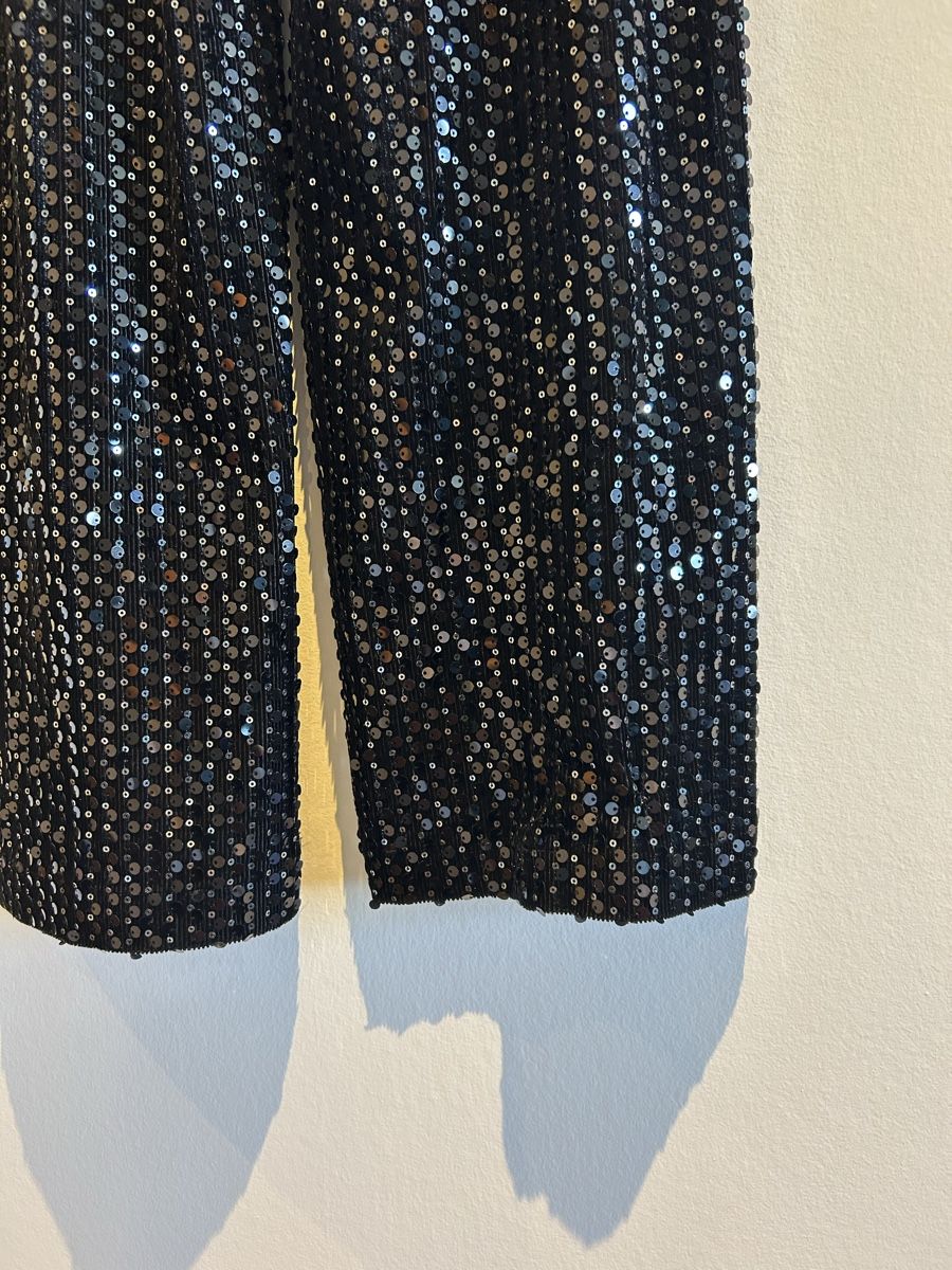 Maje Pantaloni: Maje Glitzerhose – Nuovo (secondo la descrizione) da Aeugst am Albis venduto da schatzkistee 4