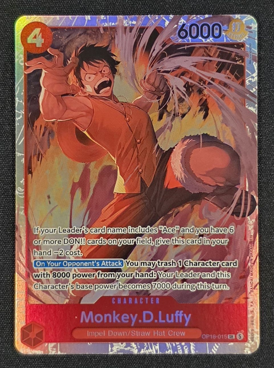 Bandai Carte collezionabili: OP16-015 Monkey.D.Luffy SR - ONE PIECE CARD GAME – Nuovo (secondo la descrizione) da Melano venduto da emm_m2jq