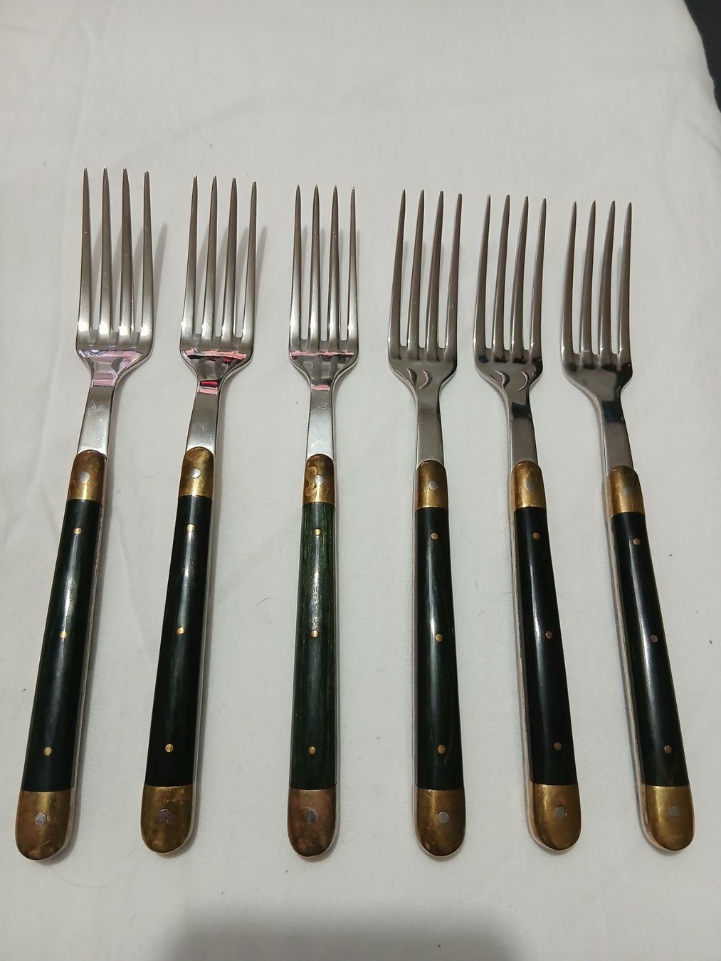 Laguiole Set di posate: 6x fourchettes + 6x couteaux Laguiole – Nuovo (secondo la descrizione) da Le Grand-Saconnex venduto da Rgt87 1