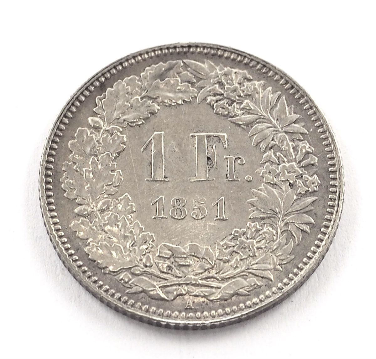 Tutti le monete: 1 Fr. 1851 Vorzüglich – Usato da St. Gallen venduto da Boticceli 1