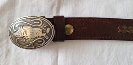 Herrengurt Leder mit exklusiver Schnalle