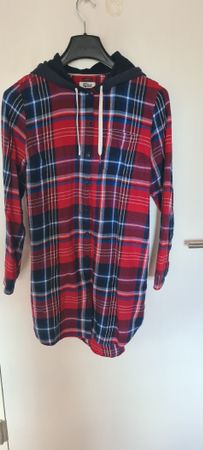 Longbluse mit Kapuze von "TOMMY HILFIGER DENIM", Grösse M