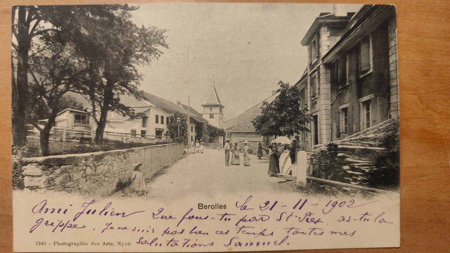 Cartoline postali: Berolles um 1900 – Usato da St. Erhard venduto da Chaeferli6
