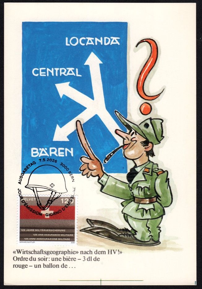 Tutti i francobolli: Maximumkarte Militärversicherung – Nuovo (secondo la descrizione) da Dottikon venduto da haeusibuh5