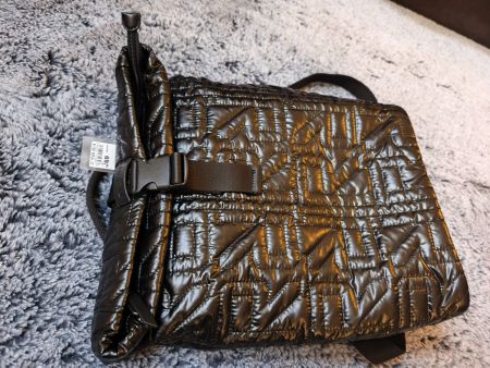 RIEKER Damen Rucksack schwarz gesteppt