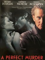 Original A Perfect Murder Filmplakat mit Douglas,Top!