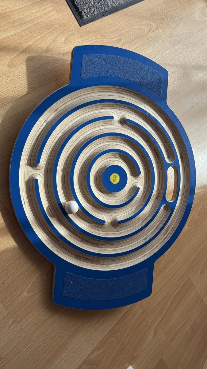 Giochi: Edu Balance-Brett Labyrinthspiel Holz – Usato da Aarberg venduto da Tichan 2
