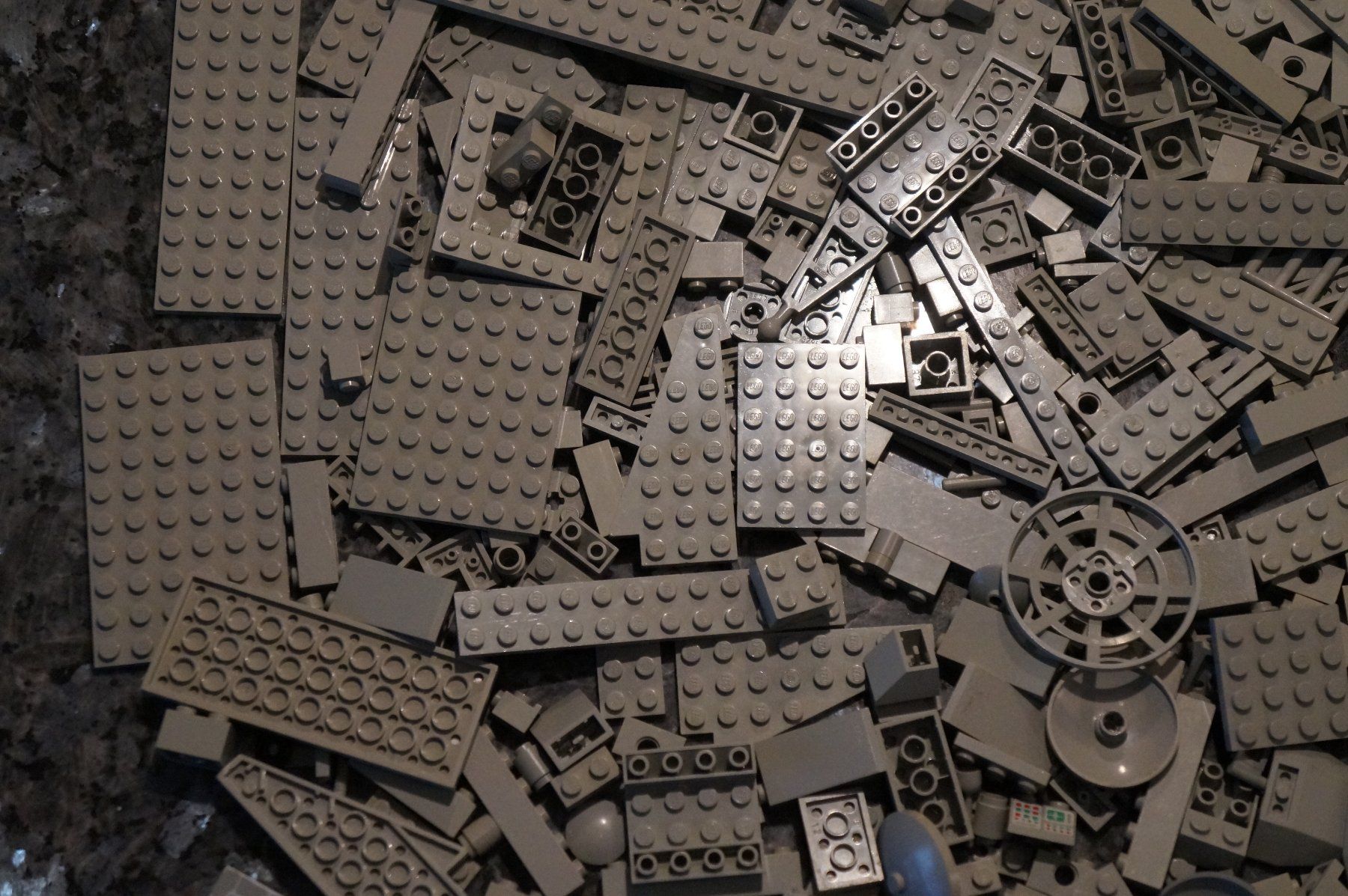 Lego Giocattoli: Lego Lot in der Farbe althellgrau. – Usato da bronschhofen venduto da blackpearl01 6