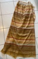 Vorhang stoff 9.66 m x 1.44 m Beige Gold rot orange Streifen