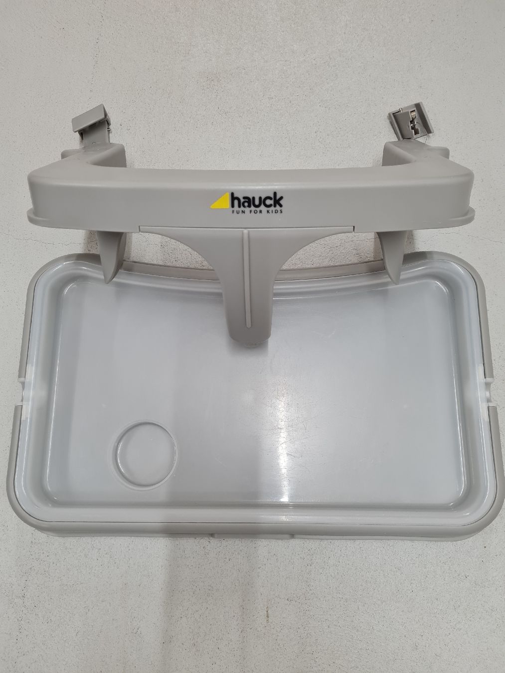 Hauck Seggioloni: Hauck Essbrett / Tablett grau  – Usato da Tagelswangen venduto da Heaven2501