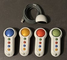 4 Xbox 360 Buzzer Big Button Controller + Empfänger