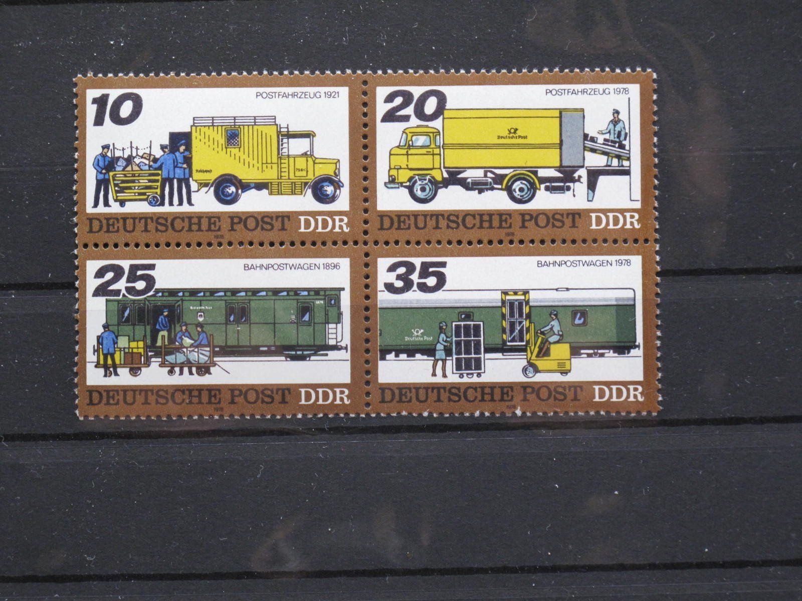 Tutti i francobolli: DDR 1978 Posttransport ** – Usato da Wil SG venduto da fva01