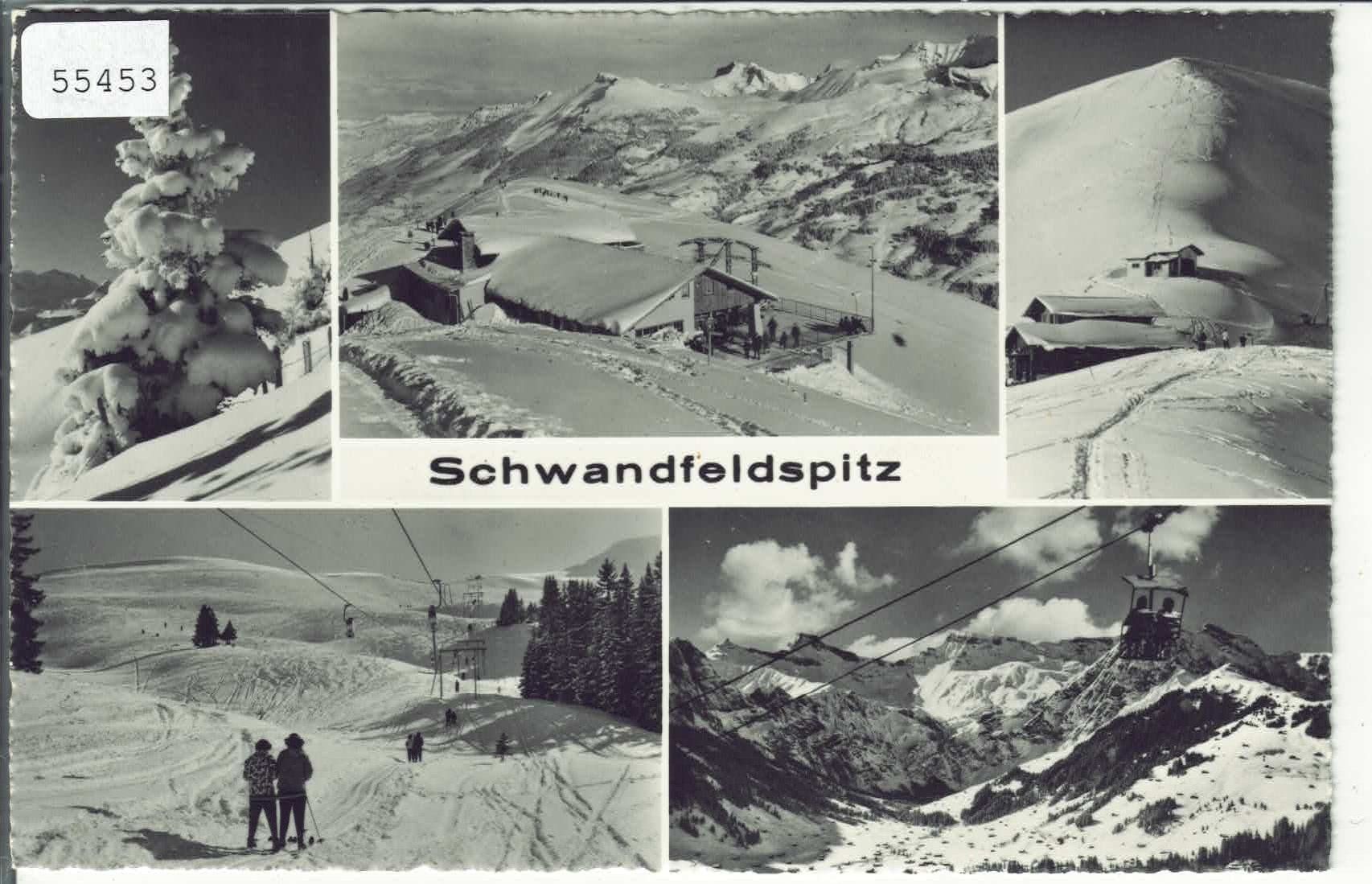 Cartoline postali: Adelboden - Schwandfeldspitz im Winter - Multiview – Usato da Ettingen venduto da Kartenplanet