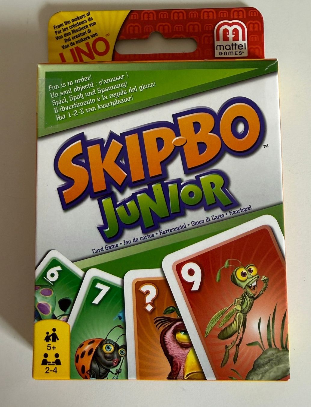 Mattel Giochi: Skip Bo JUNIOR Karten - unbenützt – Nuovo (secondo la descrizione) da Samedan venduto da Gischpel25