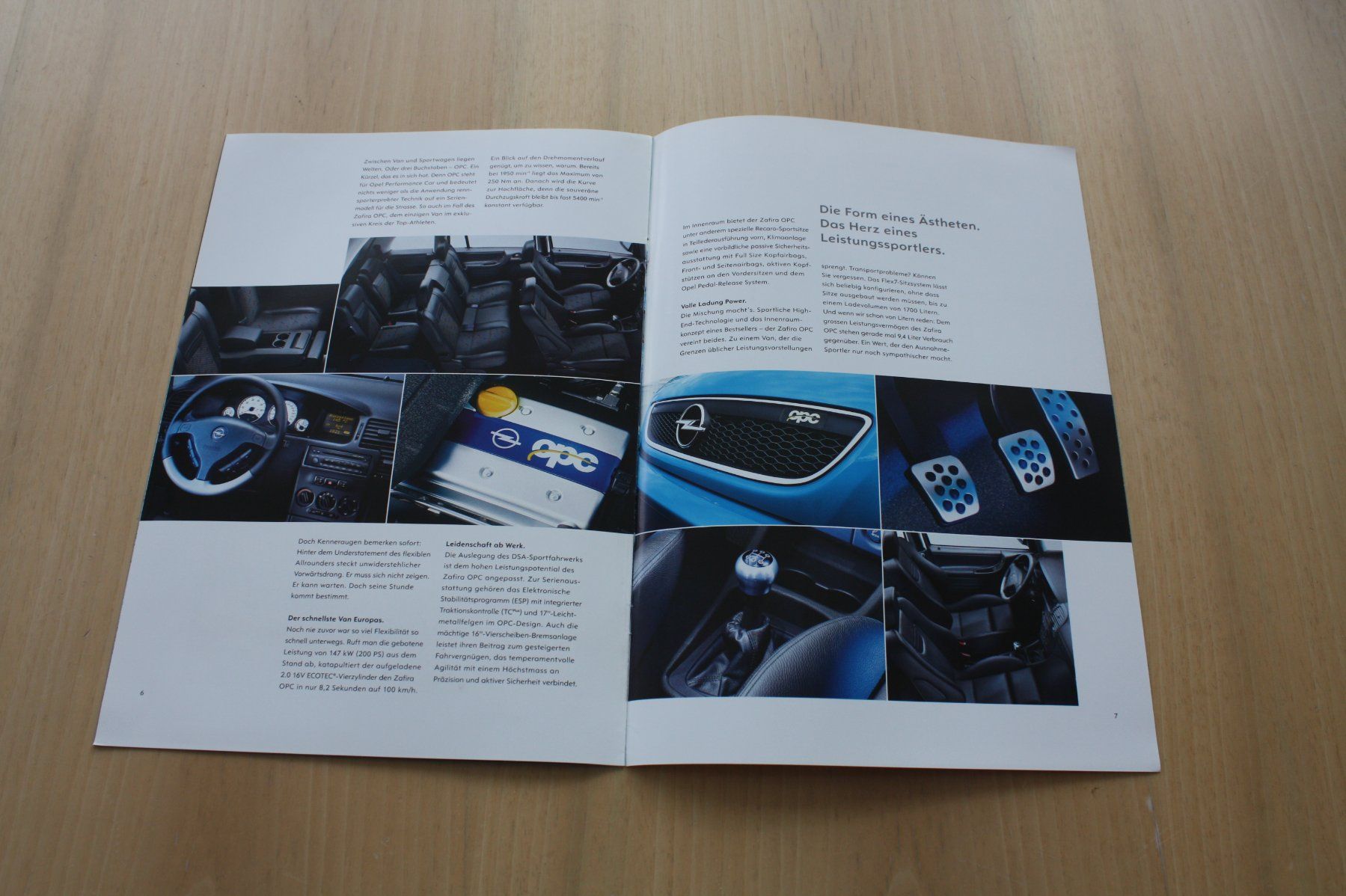 Opel Dokumente: OPEL ZAFIRA OPC CH-Prospekt 2/2003 – Gebraucht aus Wikon von erwin400 3