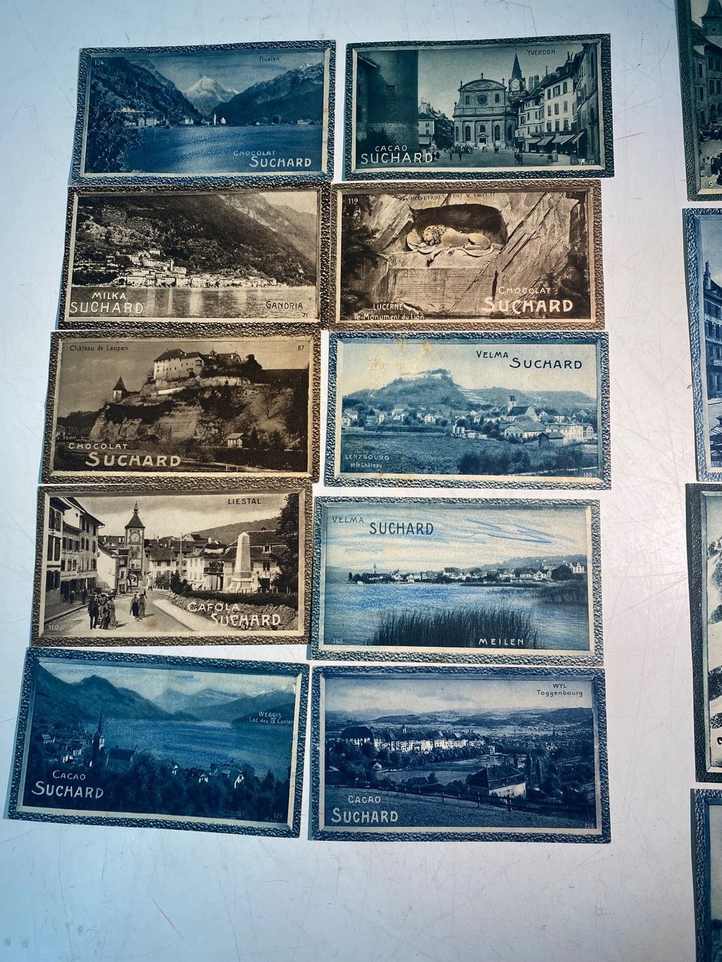 Suchard Carte collezionabili: 20 Antike Chocolat Suchard Sammelkarten – Usato da Hindelbank venduto da Warentaxi 1