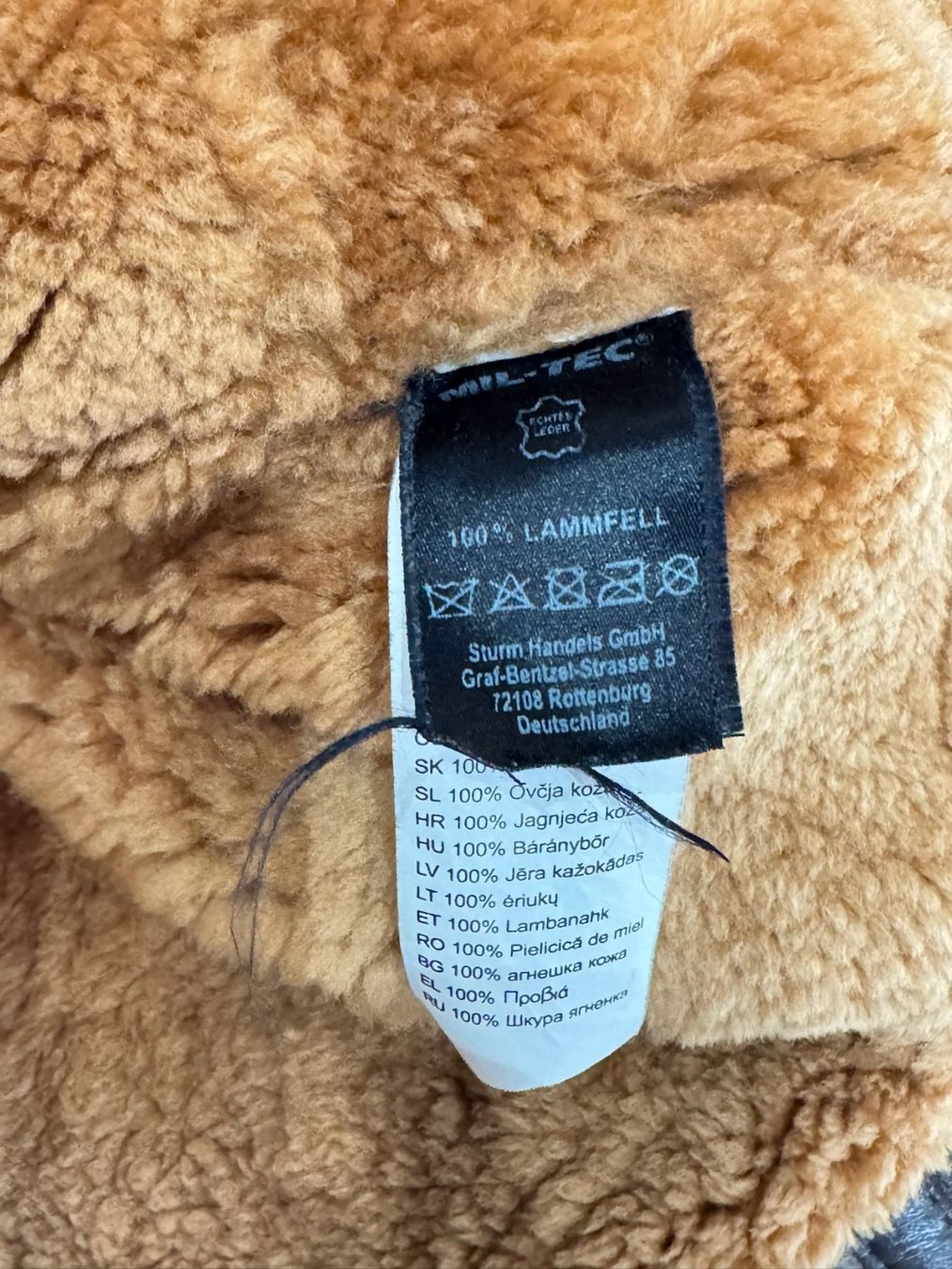 Bombardier Giacche: MIL-TEC BOMBARDIER SHEARLING JACKET SZ: L – Usato da Cortaillod venduto da Stay_Alive_vintage 8