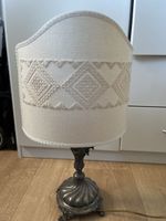 Tischlampe mit Lampenschirm Jugendstil Metall fuesschen 463