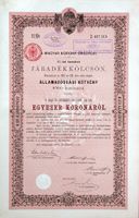 4% Königreich Ungarn , Budapest - 1892