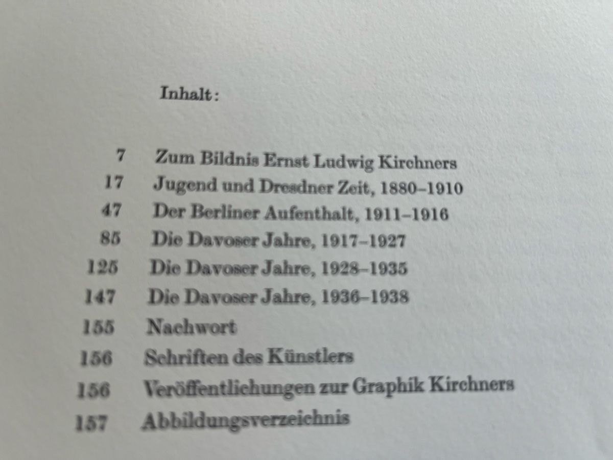 Libri: E. L. Kirchner - Graphik ( Buch von 1961) – Usato da Romanshorn venduto da Apfelschuss 2
