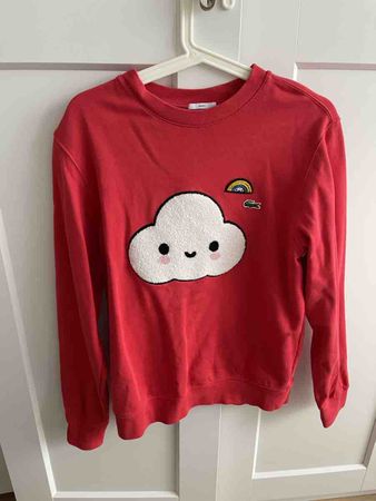 Lacoste x Friends Pullover Wolkenmotiv neuwertig
