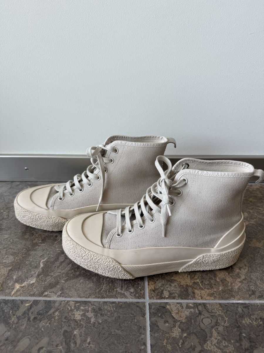 Herrenschuhe: STUDIO NICHOLSON - Canvas high top sneakers - EU 37 – Gebraucht aus Zürich von JMin 2