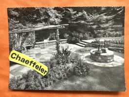 Vintage Zürcher Garten-Ansichtskarte, 1947, Rarität! 