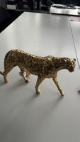 Leopard Figur Metall