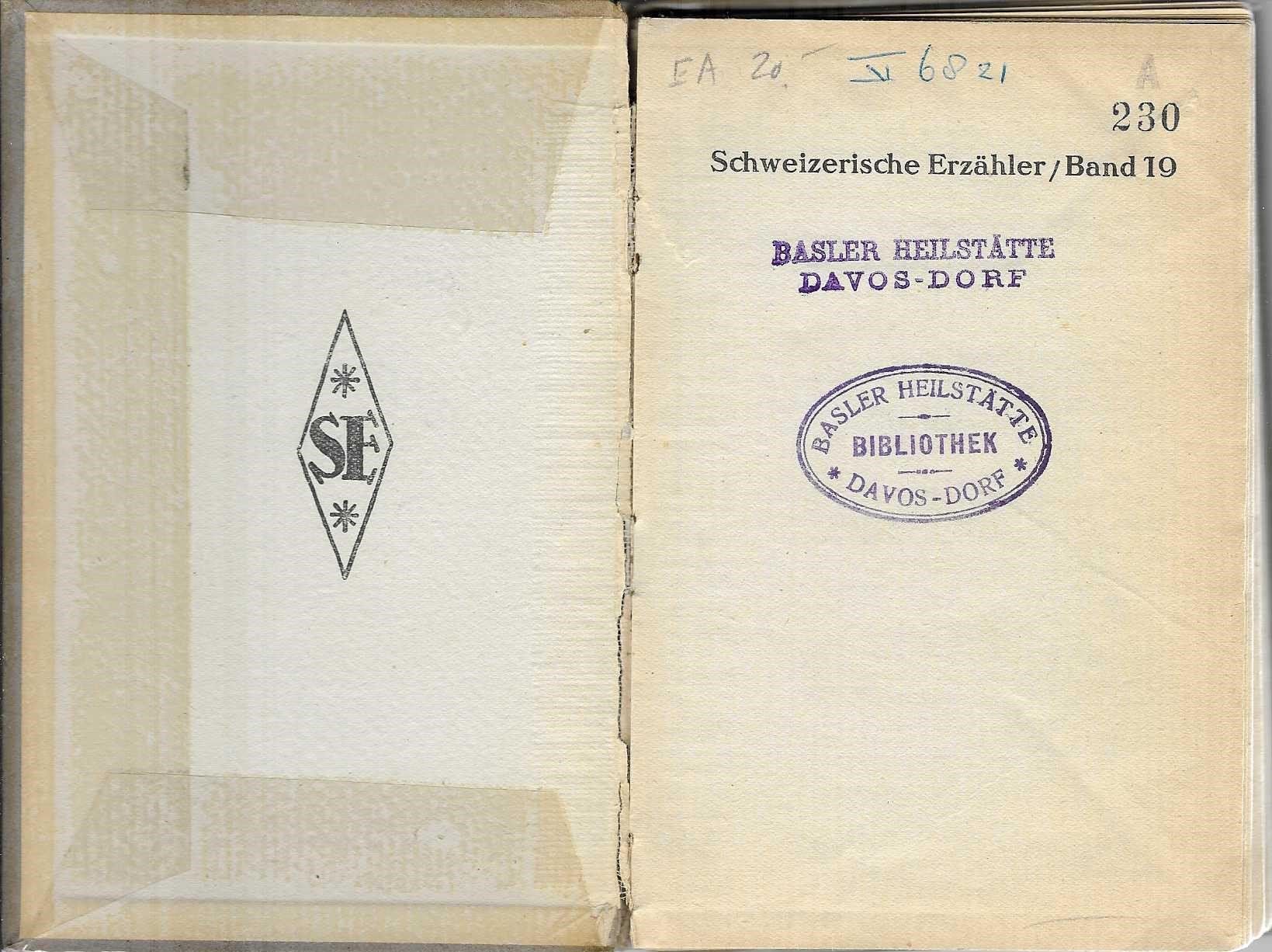 Libri: Das Pestschiff, Charlot Strasser, 1918 – Usato da Flims - Dorf venduto da Stagediver 2