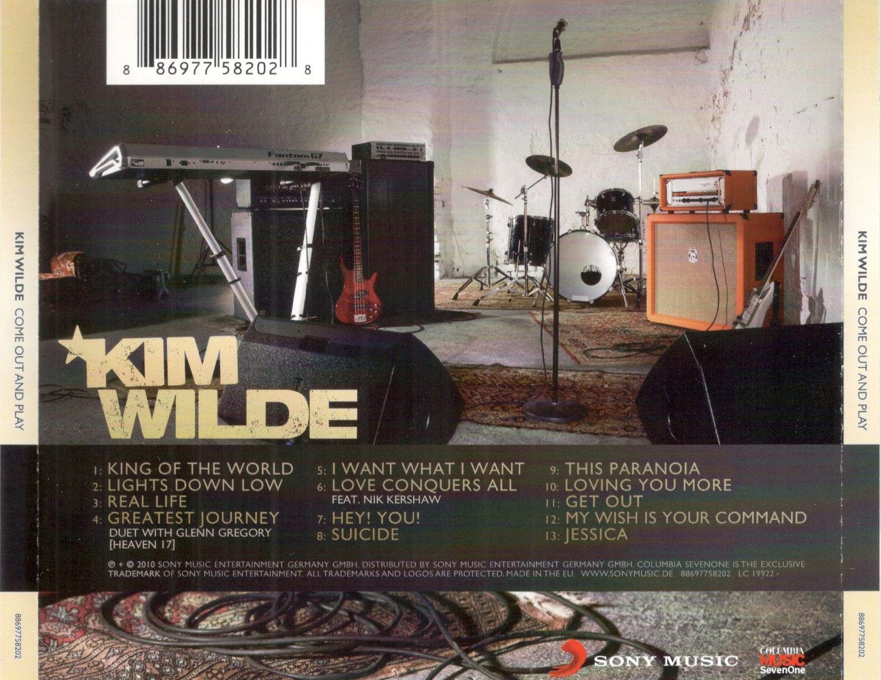 CD: Kim Wilde CD Come Out And Play – Usato da St. Margarethen TG venduto da ursk10 1