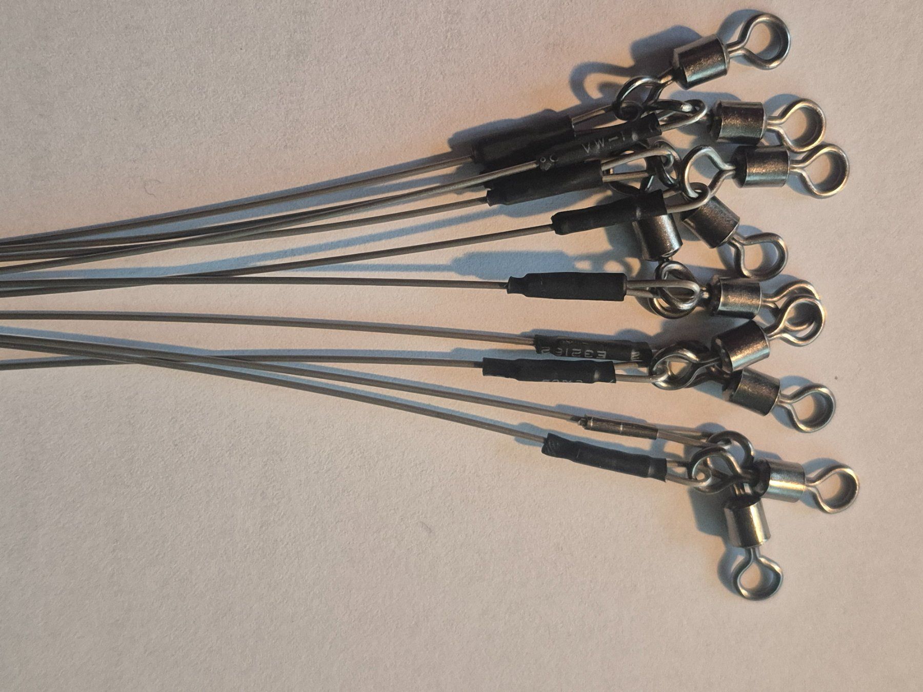 Esche: 10x Spinnstangen Edelstahl 0.8mm – Nuovo e nell'imballaggio originale da Bigenthal venduto da FSB1