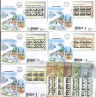2003 UNESCO - FDC Grossbriefe  Ortstempel + Bogensatz ET