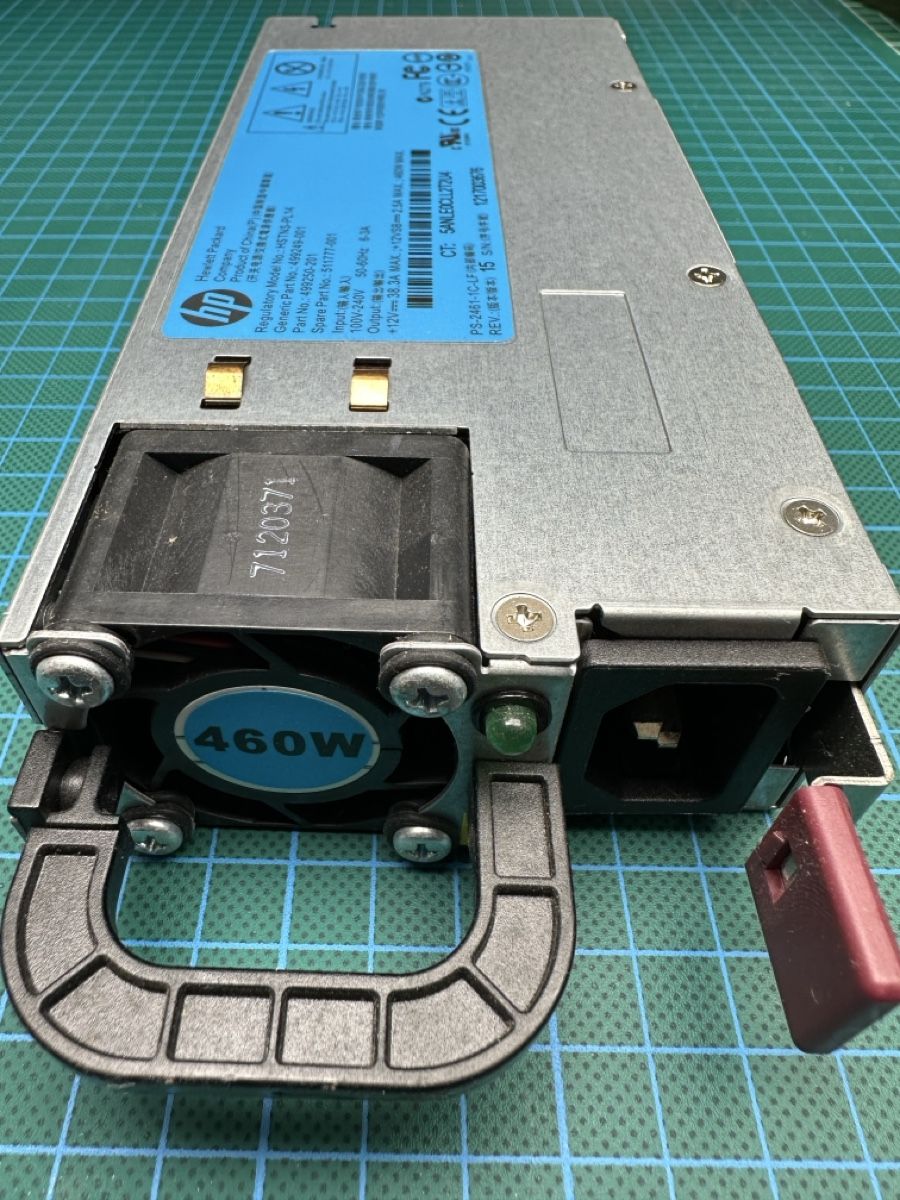 Hewlett Packard Server: HP Server Netzteil 460W – Usato da zürich venduto da paqual