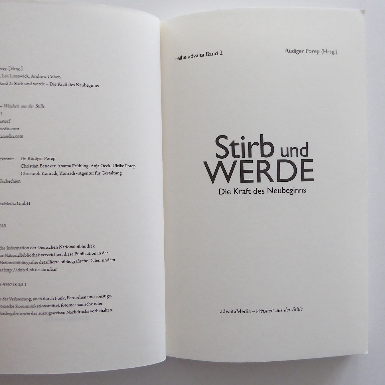 Libri: Stirb und Werde - Die Kraft des Neubeginns – Usato da Basel venduto da Kunterbunt12 2