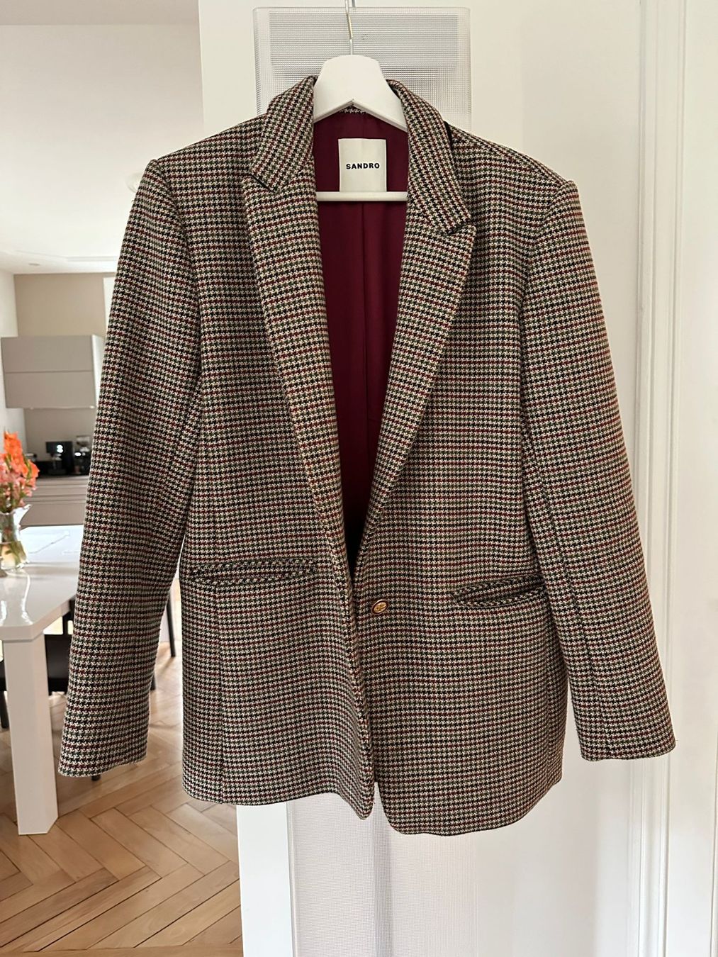 Sandro Giacche: SANDRO Paris Blazer/Jacke mit Karomuster -  GR. 36 – Nuovo (secondo la descrizione) da Kilchberg ZH venduto da atn_99xt