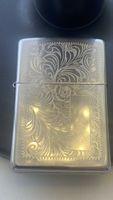 Zippo Feuerzeug graviert Metall made in USA guter Zustand
