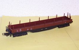 Lima H0 9042 Rungenwagen Ssos DB 4achsig, Metallräder, DC