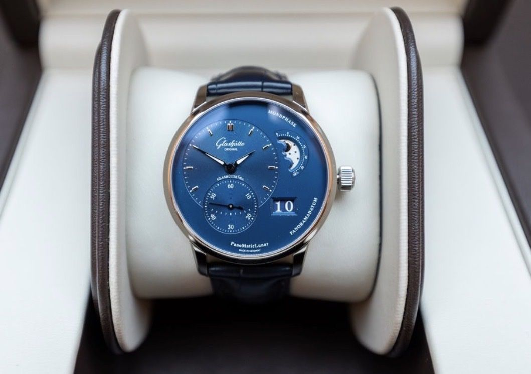Glashütte Orologi: Glashütte Original PanoMaticLunar - Top Zustand! – Usato da Muttenz venduto da Ragnar2