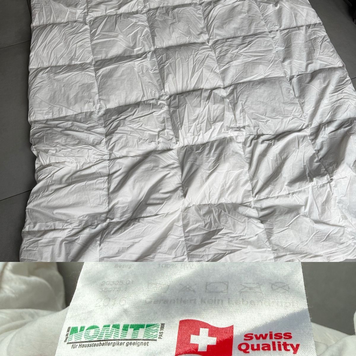 Coperte: Leinenweberei Bern Daunendecke CASA 60 Light, 160/210cm – Usato da Aarburg venduto da seyanb01 3
