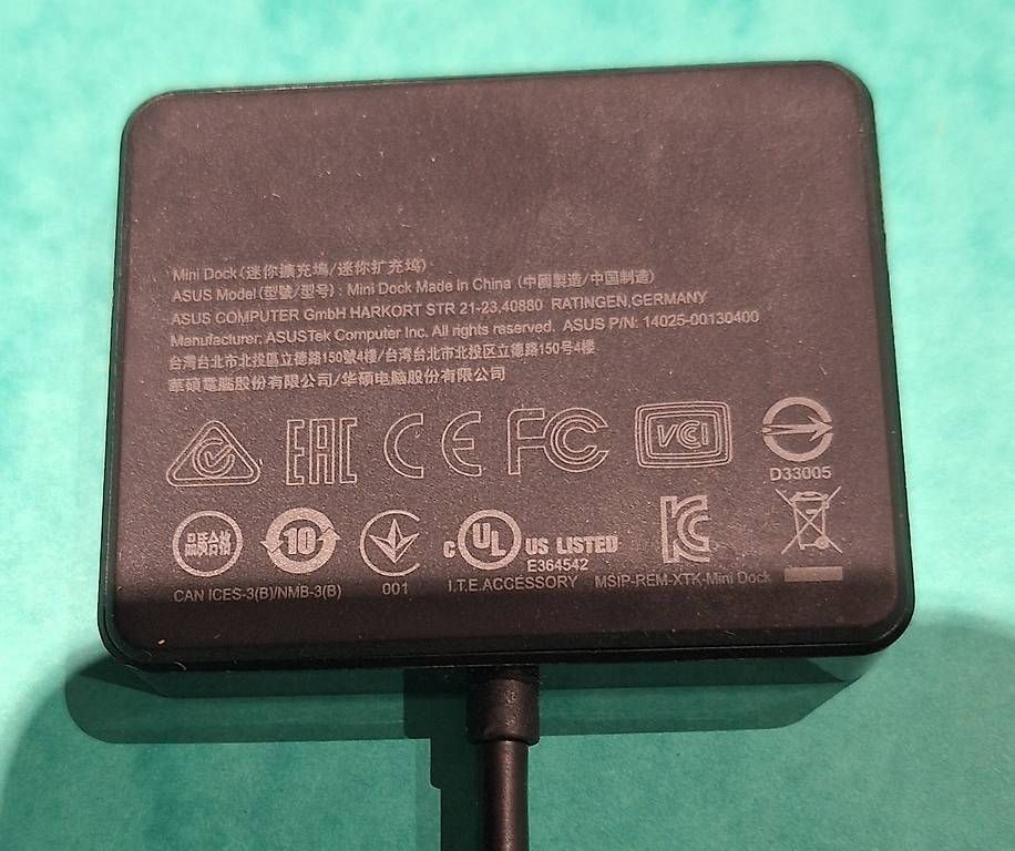 Docking station: ASUS USB-C Mini Dock – D'occasion à Thundorf par Blacktom 1