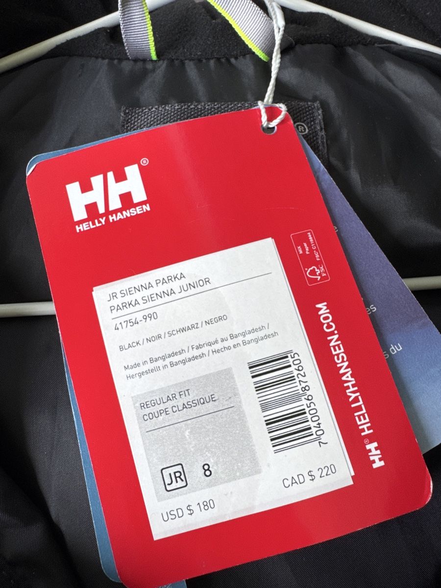 Helly Hansen Cappotti: Doudoune Helly Hansen noire, taille 128, comme neuve! – Usato da Puidoux venduto da serendipite 5
