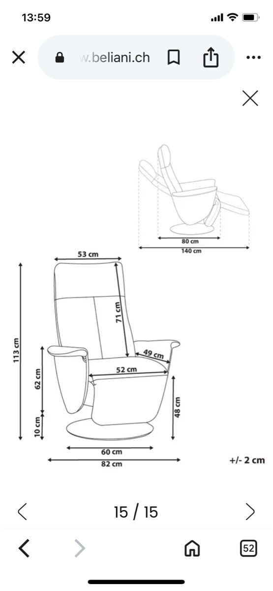 Sessel: Fauteuil électrique – Gebraucht aus Vich von elo014 2