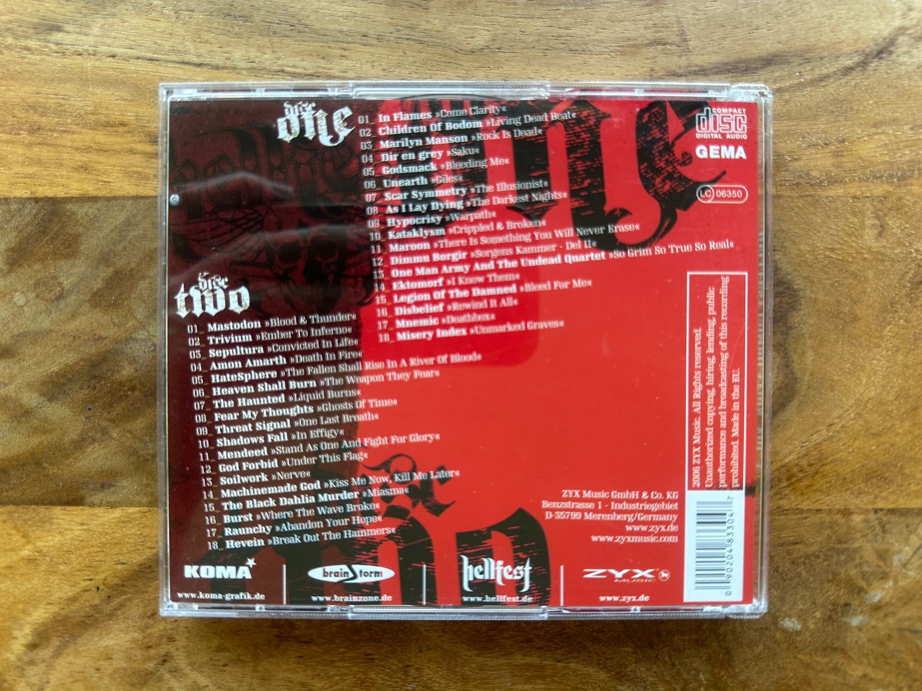 CD: Hellfest Compilation Volume One CD - Metal Hammer – Usato da Horgen venduto da flyingpenguin2000 3