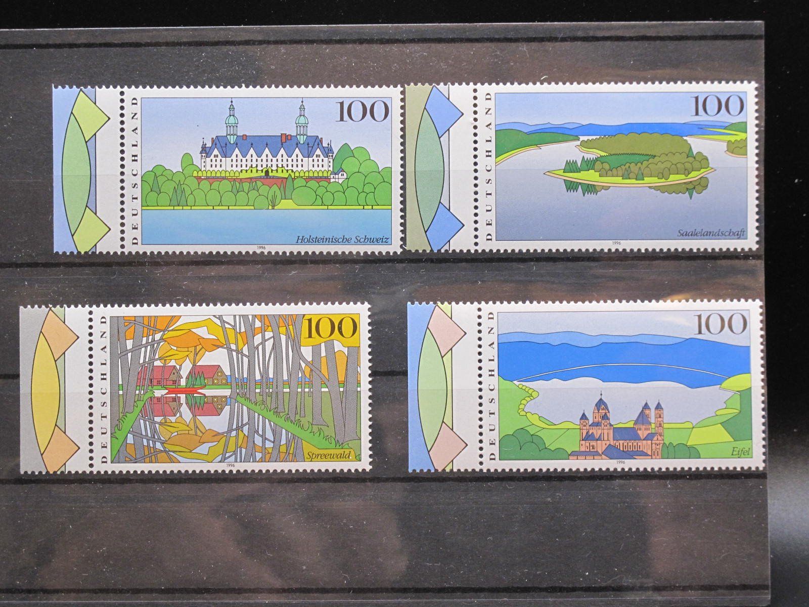 Alle Briefmarken: BRD 1996 Bilder Deutschlands IV ** – Gebraucht aus Wil SG von fva01