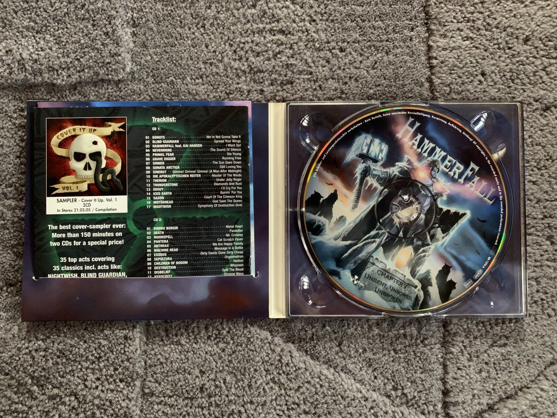 CD: HammerFall Chapter V Unbent, Unbowed, Unbroken CD Digi Metal – Usato da Willerzell venduto da Stoeff8l 2