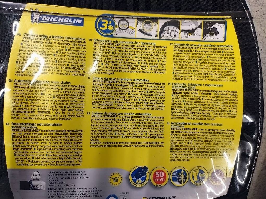 Catene da neve: Michelin Schneekette Nr 73 – Nuovo (secondo la descrizione) da Ibach venduto da Rgwerder 3
