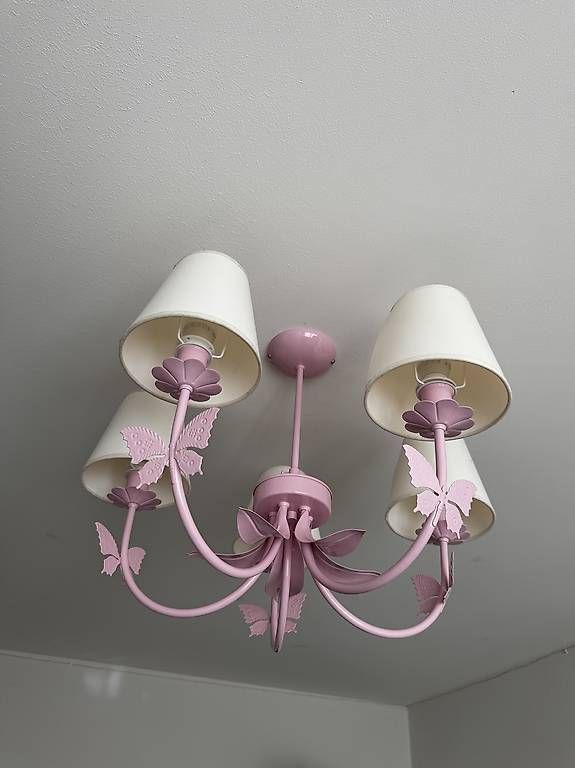 Lampade: Lampe Mädchen Kinderzimmer Rosa mit 5x LED – Usato da Volketswil venduto da Airbus300 1